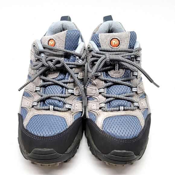 Merrell Ventilator Moab 2 Smoke Womens Gray Hiking Shoes Size US 8.5 EUR 39 EUC - Picture 10 of 16
